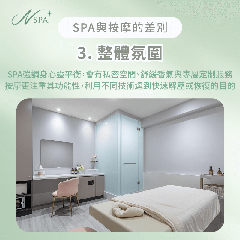 spa跟按摩整體氛圍差別-spa按摩差別